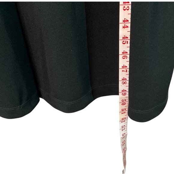 JW Black Maxi Length Shirt Dress / Long Line Blazer / Duster Sz L - Picture 6 of 10